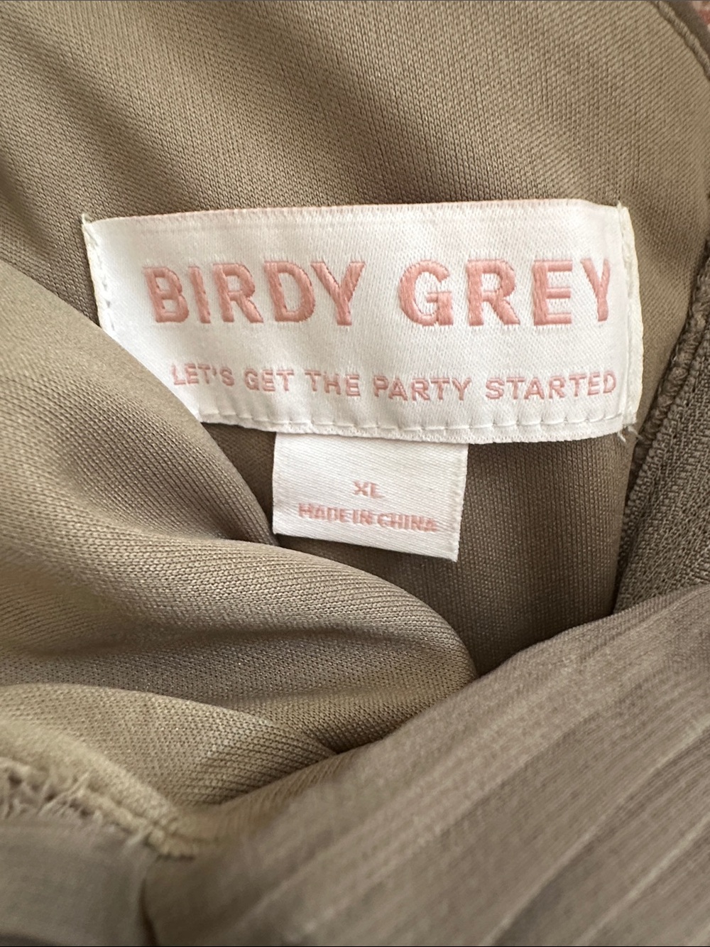 Birdy Grey Michelle Chiffon Dress in Green - Picture 6 of 8